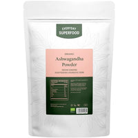 Everyday Superfood Organic Ashwagandha Powder 50g, Premium Ideal for Ashwagandha Tea and Coffee