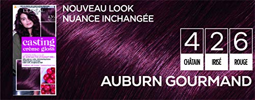 L'OREAL - Coloration - CASTING CRÈME GLOSS - Tout les rouges - 426 auburn gourmand