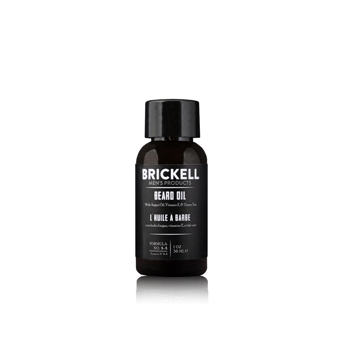 Brickell Men's Products Brickell Men's Beard Oil for Men, Natural and Organic Argan and Jojoba Oil to Strengthen and Soften Hair, 30 ml, Scented