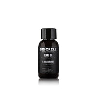 Brickell Men's Products Brickell Men's Beard Oil for Men, Natural and Organic Argan and Jojoba Oil to Strengthen and Soften Hair, 30 ml, Scented