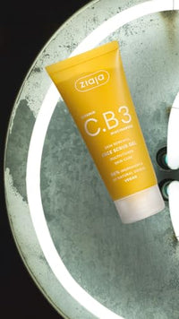 Ziaja Vitamin C & B3 Niacinamide Face Scrub Gel, 100 ml - Brightening, Exfoliating & Revitalising Gel for All Skin Types