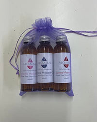 Aromabar Sensual Massage Oil Gift Set (3 x 60ml) Romance, Sensual and Lovers Blends
