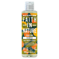FAITH IN NATURE Faith In Nature 300ml Natural Grapefruit & Orange Shampoo, Invigorating, Vegan & Cruelty Free, No SLS or Parabens, For Normal to Oily Hair