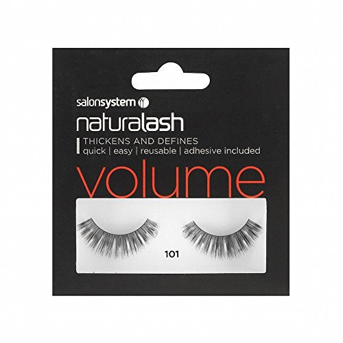 Salon System Naturalash Quick and Easy Re-Usable Black 101 Lashes