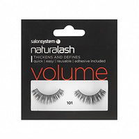 Salon System Naturalash Quick and Easy Re-Usable Black 101 Lashes