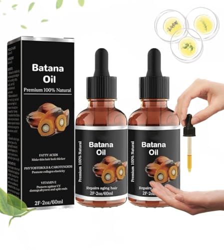 Generic Batana Oil Organic for Healthy Hair,Batana Oil Premium 100% Natural,Promotes Hair Wellness for Men & Women Enhances Hair & Skin Radiance(2pcs)