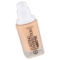 Collection Cosmetics Lasting Perfection Matte Foundation, Full Coverage, 27ml, Buttermilk