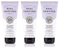 THE REAL SHAVING COMPANY Pack of 3 The Real Shaving Company Anti Ageing Moisturiser 120 g (Anti-Ageing Face Moisturiser)