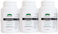 J.L Bragg's Charcoal Tablets 250, Pack of 3