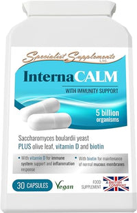 Specialist Supplements InternaCALM Probiotic Yeast 30 Capsules