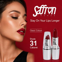 Saffron LONDON Saffron - 0134 Lipstick "Stay on Your Lips Longer" (Colour 31 Cabaret)