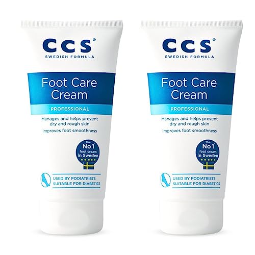 FMHOME CCS Foot Care Cream 175 ML (2 Pack)- Intensive Moisturizing for Dry, Cracked Feet,Moisturise and Soften Hard, Rough Skin.