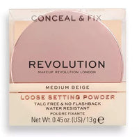 Makeup Revolution Conceal & Fix Loose Setting Powder - 0.45 oz