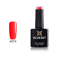 BLUESKY BRIGHT CORAL PINK SUMMER A74 NAIL GEL POLISH LED UV SOAK OFF (Requires Drying Under UV LED Lamp) …