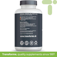 Transforme Glucosamine Chondroitin MSM Vitamin C, 365 Tablets, High Strength Complex, Up to 1 Year Supply, Easy to Swallow, UK Made