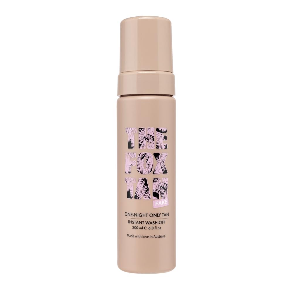 The Fox Tan Tropical Self-Tan Crème, Creates Sunless & Streak-Free Tans, Nourishing Formula, Vegan & Cruelty-Free, Dark, 200ml