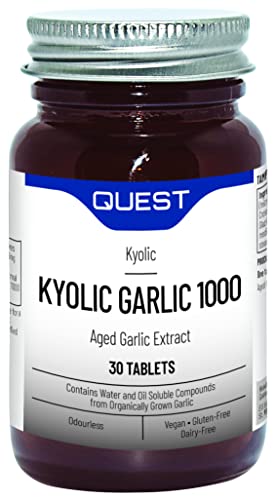 Quest 1000mg Kyolic Garlic Premium - Pack of 30 Tablets