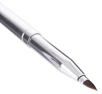 IMPORA LONDON Retractable Lip Makeup Brush by Impora London. Perfect for Travel, Lightweight, Handbag Ready. Lipstick Brush with Lid.