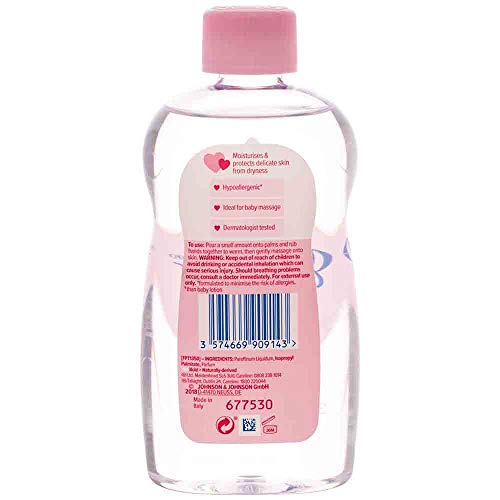 Johnson's Baby Oil, 300ml, White