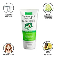 Beauty Formulas BEAUTY FORMULAS FACE SCRUB CUCUMBER & AVOCADO