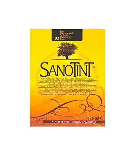 Sanotint 4% PPD, no ammonia Dark Brown Hair dye