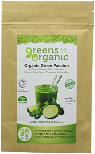 Golden Greens GOLDEN GREENS ORGANIC Organic Green Passion Powder 90g (PACK OF 1)