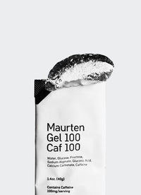 Maurten MAURTEN Gel 100 Mix Box - 6-Pack of 40g - 25g Carbohydrates per Serving - 4 x Gel100 and 2x Gel100 CAF100 (100mg caffein) - Stomach-Friendly Patented hydrogel Technology - Free of preservatives