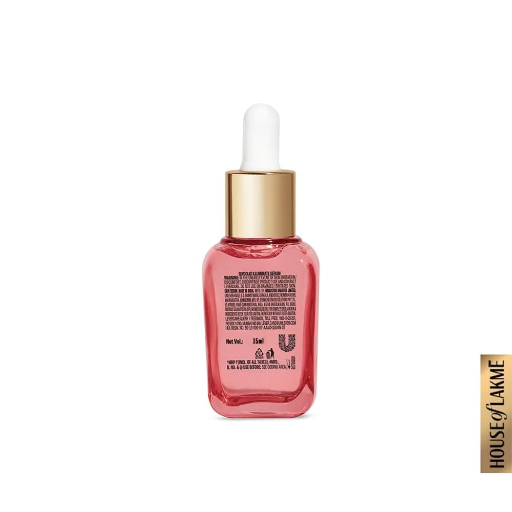 LAKMÉ Lakme Glycolic Illuminate Serum with 1% Glycolic Acid Reduces Dullness & Improves Texture, 30ml by Glowrity