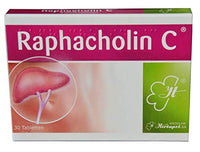 Herbagarten Raphacholin C, 30 Tabl., for Normal Bile Flow and Release, Fat Digestion, Emptying, Relieves Biliary Tract, Galenic Salts, Gallbladder, Stimulate Digestion, Bloating, Digestive Aid
