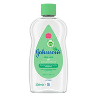 Johnson's Baby Johnson's Aloe Vera Baby Oil 300ml – Leaves Skin Soft and Smooth – Ideal for Delicate Skin