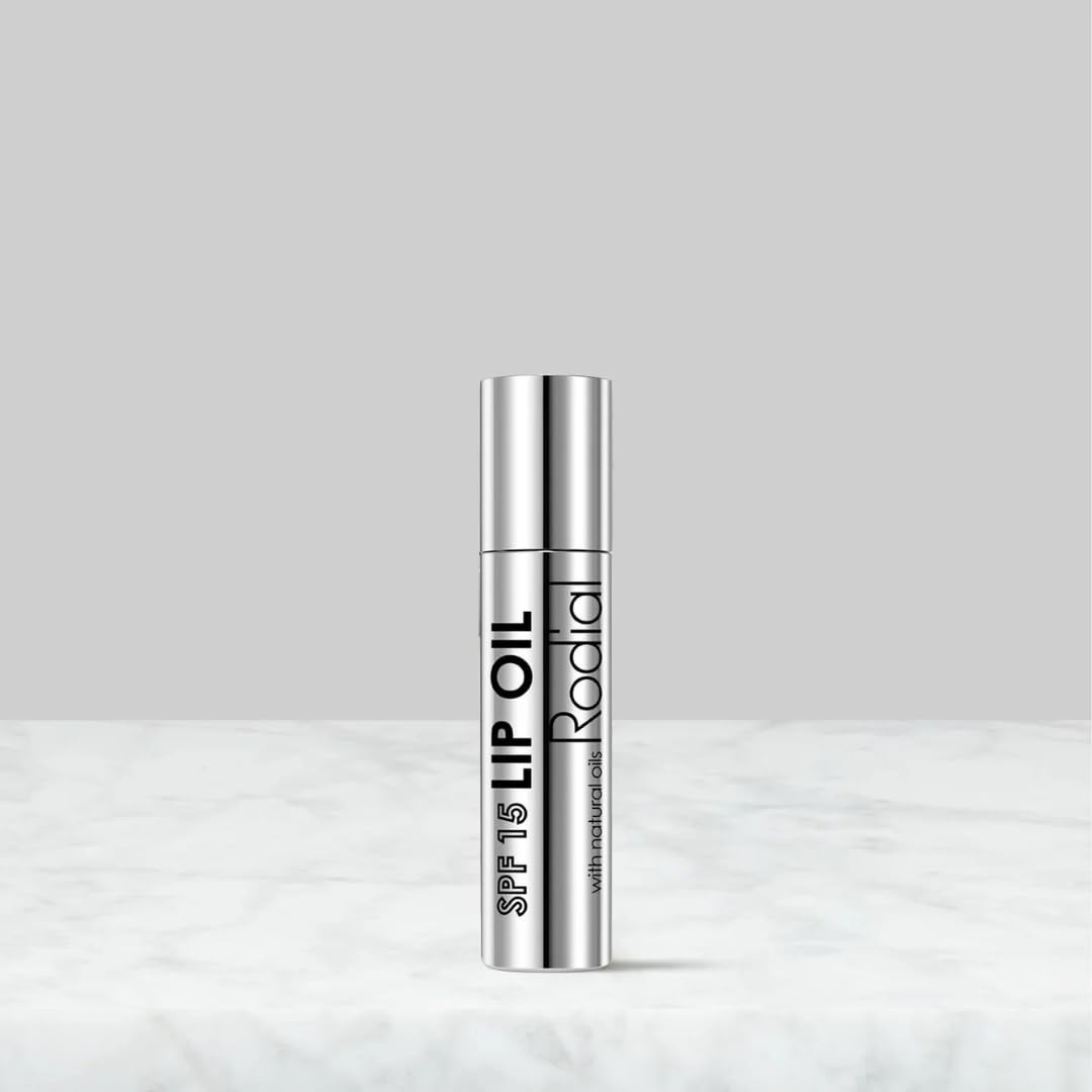 Rodial Lip Oil SPF 15 - Nourishing, Collagen-Infused, Protecting Lip Care for All Skin Types - Dewy Moisture and UV Protection - Super Glossy and Tinted, 4ml