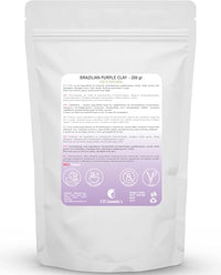ETC Cosmetic`s Brazilian Purple clay - 200 gr - DIY Face Masks, Body Mask, Hair Mask, Soft Peels and Scrubs, Soap Making, Anti-Ageing & Skin firming, Natural And Chemical Free