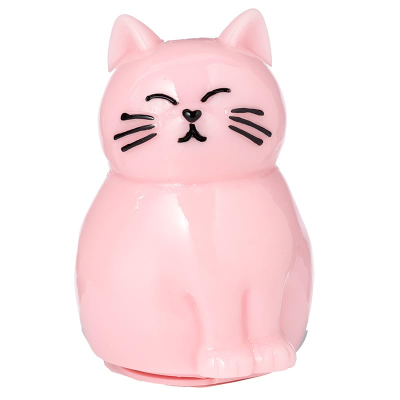 Puckator Cat's Life Lip Balm in Cat Shaped Holder - Lip Care Stick Balms Chapstick Holiday Essentials For Women Family - Lipbalm Moisturiser Exfoliator Cream - Pretty Cute Lip Blam Bam