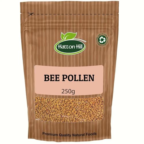 Bee Pollen Granules 250g by Hatton Hill | 100% Pure, Natural & Nutrient-Rich, Perfect for Smoothies, Baking & Snacks