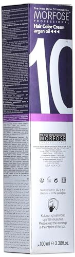 MORFOSE Morfose 10 Professional Hair Colour Cream 100 ml, No. 7.1 Natural Ash Auburn