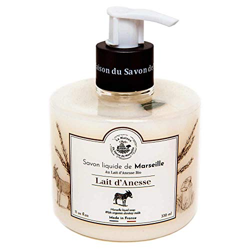 LA MAISON DU SAVON Liquid Soap 330 ml, organic donkey milk - La Maison du Savon de Marseille