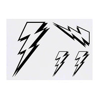 Azeeda 4 x 'Lightning Bolt' Temporary Tattoos (TO00042217)