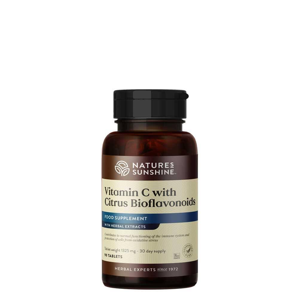 Nature's Sunshine (NSPUK) Nature's Sunshine Vitamin C with Citrus Bioflavonoids - 90 Tablets - for Immunity