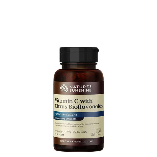 Nature's Sunshine (NSPUK) Nature's Sunshine Vitamin C with Citrus Bioflavonoids - 90 Tablets - for Immunity