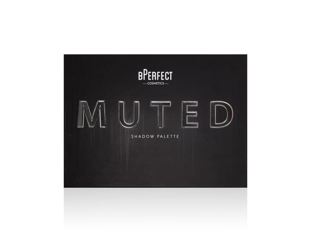BPerfect Muted Eyeshadow Palette – 35 Neutral & Muted Colour Eyeshadows – 28 Matte & 7 Foiled Shimmer Shades – High Pigment & Blendable Formula – 364g