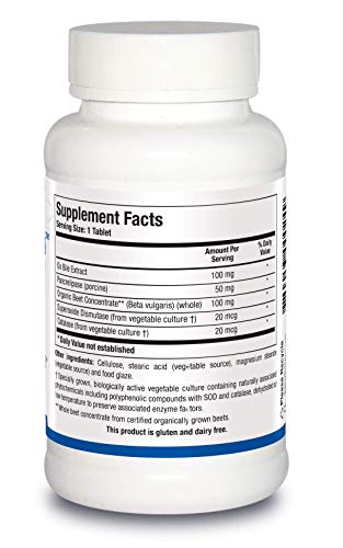 BIOTICS Research Beta Plus Nutritional Support for Bile Production, Supports Overall Liver Function. 90 Tablets