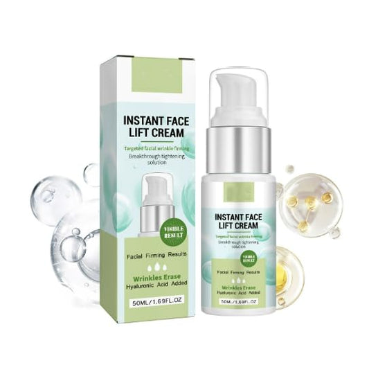 PLVNNZ Skin Tightening Cream for F-ace,Face Lift,Instant Face Lift,Anti Wrinkle & Skin Firming Cream with Hyaluronic Acid, Day & Night Moisturizer for Women, Reduces Fine Lines & Wrinkles 50ml
