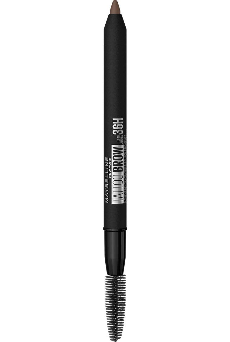 Maybelline New York Tattoo Brow Semi Permanent 36Hr Eyebrow Pencil Longlasting Thicker Fuller Eyebrows Medium Brown 05