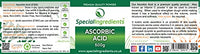 SPECIAL INGREDIENTS Ascorbic Acid 500g Premium Quality - Vegans, Non-GMO, Gluten Free
