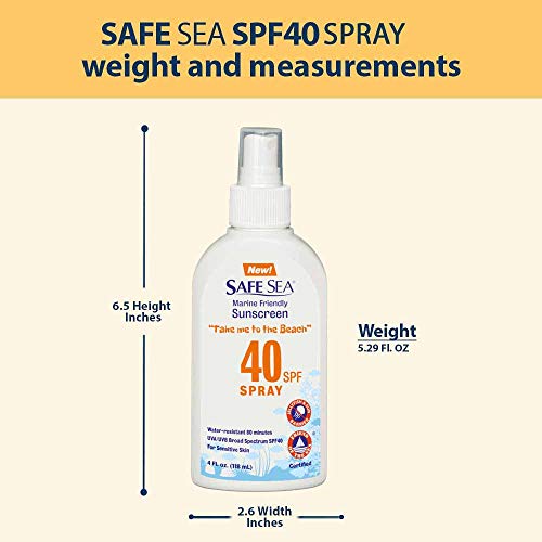 SAFE SEA Safe Sea Anti-jellyfish Sting Protective Lotion - Sunscreen - Sunblock - Sea Lice - Jelly Fish (SPF40, 120ml Bottle), SPF40, 120ml Bottle