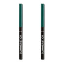 2 x Avon Glimmerstick Waterproof Eyeliner EMERALD - no need to sharpen