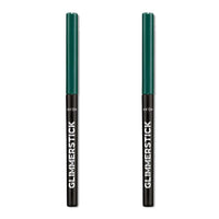 2 x Avon Glimmerstick Waterproof Eyeliner EMERALD - no need to sharpen