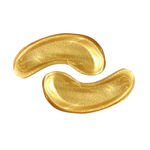 Glamza x10 Pair Crystal Collagen 24K Gold Powder Gel Eye Mask Sheet - Anti Aging, Under Eye Patches, Dark Circles & Puffiness, Skincare, Anti Wrinkle