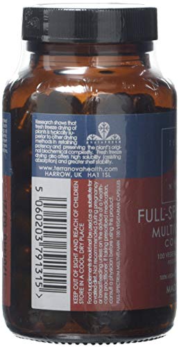 Kinetic Marketing TERRANOVA Full-Spectrum Multivitamin Complex - 100 Vegicaps