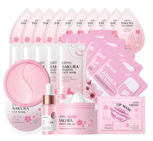 ISBEAUSOLS 16PCS Teenagers Skincare Set, Face Serum for Women